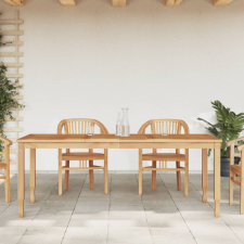 vidaXL tömör tíkfa kerti étkezőasztal 200 x 90 x 75 cm kerti bútor