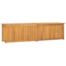 vidaXL tömör tíkfa kerti láda 200 x 50 x 53 cm kerti tárolás