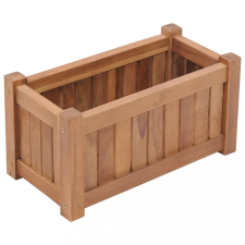vidaXL tömör tíkfa magaságyás 50 x 25 x 25 cm kerti dekoráció