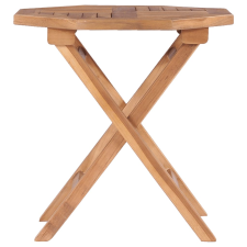 vidaXL tömör tíkfa összecsukható kerti asztal 45 x 45 x 45 cm (48978) kerti bútor
