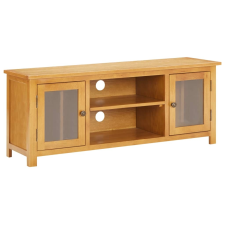 vidaXL tömör tölgyfa TV-szekrény 110 x 35 x 44 cm bútor