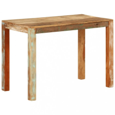 vidaXL tömör újrahasznosított fa étkezőasztal 110 x 55 x 76 cm bútor