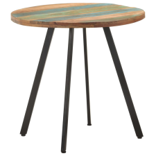 vidaXL tömör újrahasznosított fa étkezőasztal 80 cm bútor