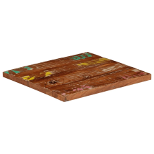 vidaXL tömör újrahasznosított fa négyzet alakú asztallap 60x60x3,8 cm bútor