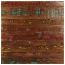 vidaXL tömör újrahasznosított fa négyzet alakú asztallap 70x70x3,8 cm bútor