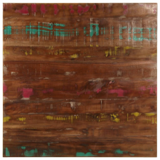 vidaXL tömör újrahasznosított fa négyzet alakú asztallap 80x80x3,8 cm bútor