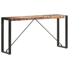 vidaXL tömör újrahasznosított fa tálalóasztal 150 x 35 x 76 cm bútor