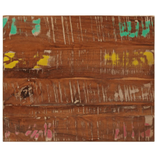 vidaXL tömör újrahasznosított fa téglalap alakú asztallap 60x50x3,8 cm bútor