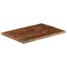 vidaXL tömör újrahasznosított fa téglalap alakú asztallap 80x70x3,8 cm bútor
