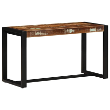 vidaXL tömör újrahasznosított fa többszínű pad 80x35x45 cm bútor