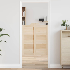 vidaXL tömörfa fenyőfa lengőajtók lamellás kialakítású 1 pár 100x80 cm nyílászáró