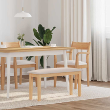 vidaXL tömörfa gumiból pad 90 cm bútor