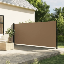 vidaXL Tópszínű behúzható oldalsó napellenző 180 x 500 cm kerti bútor