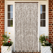 vidaXL tópszínű és fehér zsenília rovarfüggöny 100 x 200 cm szúnyogháló