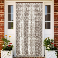 vidaXL Tópszínű és fehér zsenília rovarfüggöny 100 x 220 cm szúnyogháló