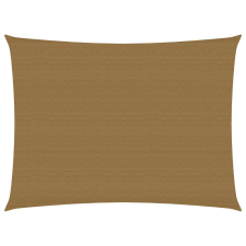 vidaXL tópszínű HDPE napvitorla 160 g/m² 3 x 4 m kerti bútor