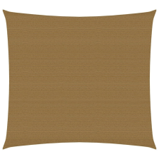 vidaXL tópszínű HDPE napvitorla 160 g/m² 7 x 7 m kerti bútor