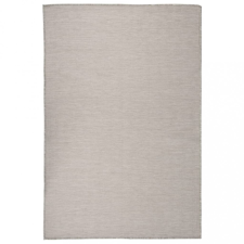 vidaXL tópszínű lapos szövésű kültéri szőnyeg 120 x 170 cm lakástextília