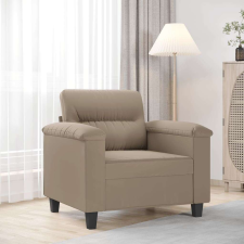 vidaXL tópszínű mikroszálas szövet kanapéfotel 60 cm bútor