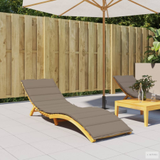vidaXL Tópszínű oxford szövet napozóágy párna 200 x 60 x 3 cm kerti bútor