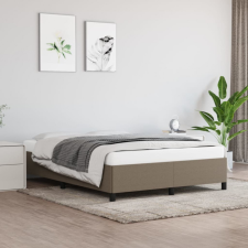 vidaXL Tópszínű szövet ágykeret 140 x 190 cm ágy és ágykellék