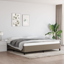 vidaXL Tópszínű szövet ágykeret 200x200 cm ágy és ágykellék