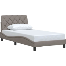 vidaXL tópszínű szövet ágykeret matrac nélkül 100x200 cm (3310584) ágy és ágykellék