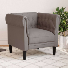 vidaXL tópszínű szövet Chesterfield kanapé bútor
