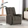 vidaXL Tópszínű szövet dönthető fotel