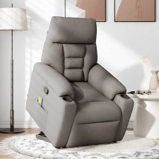 vidaXL tópszínű szövet dönthető masszázs- és állófotel (3303049) masszázsfotel