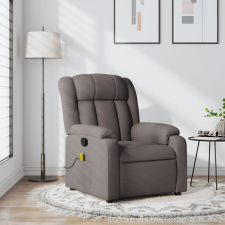 vidaXL tópszínű szövet dönthető masszázsfotel masszázsfotel