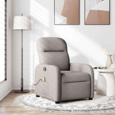 vidaXL tópszínű szövet dönthető masszázsfotel masszázsfotel