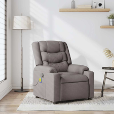 vidaXL tópszínű szövet dönthető masszázsfotel masszázsfotel