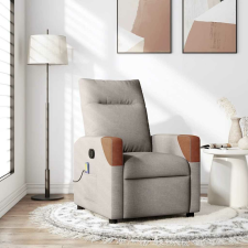 vidaXL tópszínű szövet dönthető masszázsfotel masszázsfotel