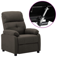 vidaXL tópszínű szövet elektromos dönthető fotel bútor