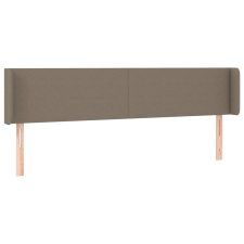 vidaXL tópszínű szövet fejtámla szárnyakkal 163x16x78/88 cm (3118498) ágy és ágykellék
