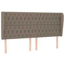 vidaXL tópszínű szövet fejtámla szárnyakkal 183x23x118/128 cm (3118310) ágy és ágykellék