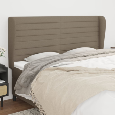 vidaXL tópszínű szövet fejtámla szárnyakkal 203x23x118/128 cm ágy és ágykellék
