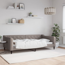 vidaXL tópszínű szövet kanapéágy 100 x 200 cm bútor