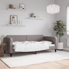 vidaXL tópszínű szövet kanapéágy 90 x 200 cm ágy és ágykellék
