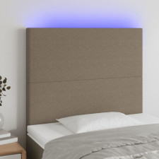 vidaXL tópszínű szövet LED-es fejtámla 100x5x118/128 cm ágy és ágykellék
