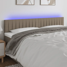 vidaXL tópszínű szövet LED-es fejtámla 200x5x78/88 cm ágy és ágykellék