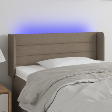 vidaXL tópszínű szövet LED-es fejtámla 83 x 16 x 78/88 cm ágy és ágykellék