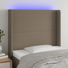 vidaXL tópszínű szövet LED-es fejtámla 83x16x118/128 cm ágy és ágykellék
