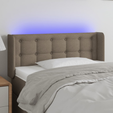 vidaXL tópszínű szövet LED-es fejtámla 93 x 16 x 78/88 cm ágy és ágykellék