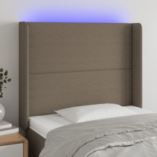 vidaXL tópszínű szövet LED-es fejtámla 93x16x118/128 cm ágy és ágykellék