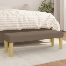 vidaXL tópszínű szövet pad 100 x 30 x 30 cm bútor