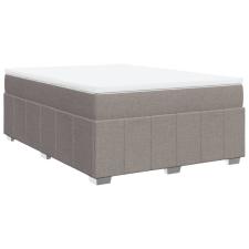 vidaXL tópszínű szövet rugós ágy matraccal 140 x 190 cm (3285474) ágy és ágykellék
