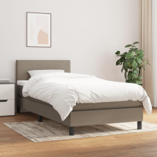 vidaXL tópszínű szövet rugós ágy matraccal 80 x 200 cm ágy és ágykellék