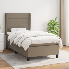 vidaXL tópszínű szövet rugós ágy matraccal 80 x 200 cm ágy és ágykellék